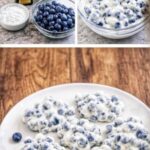 Frozen Blueberry Greek Yogurt Clusters