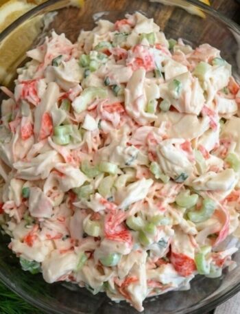 Fresh & Creamy Seafood Salad