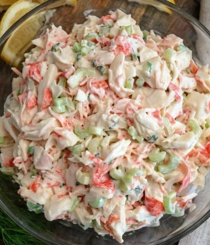 Fresh & Creamy Seafood Salad