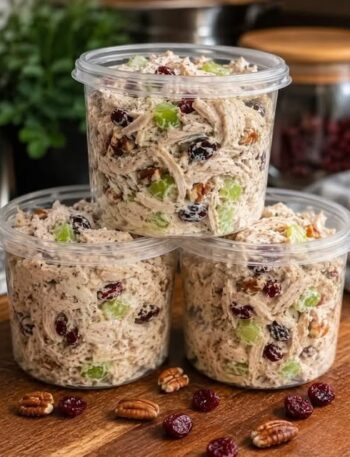 Creamy Cranberry Pecan Chicken Salad