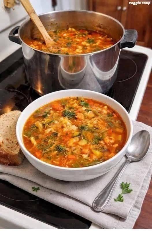 High Protein Chicken Vegetable Soup