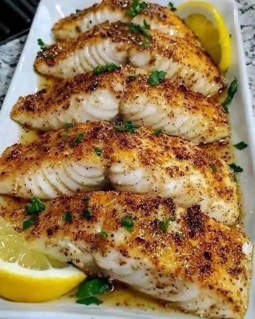Lemon Butter Fish Fillet..