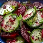 Crisp Cucumber and Beetroot Salad