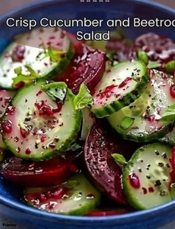 Crisp Cucumber and Beetroot Salad