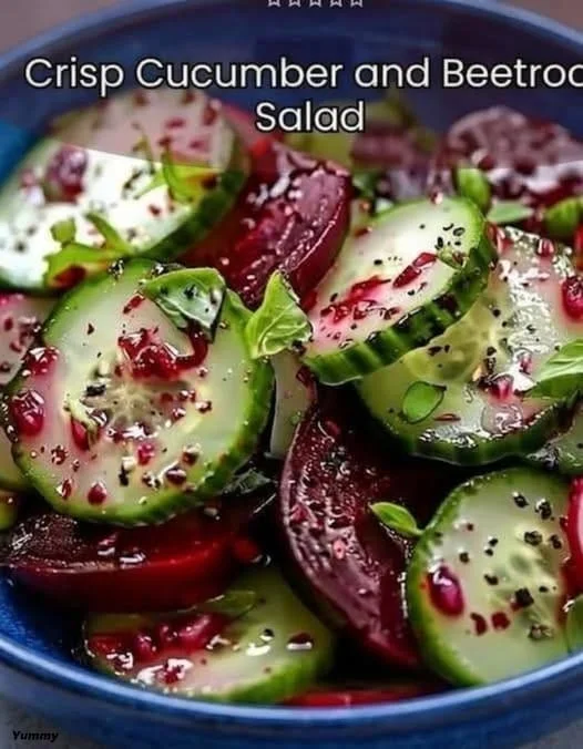 Crisp Cucumber and Beetroot Salad
