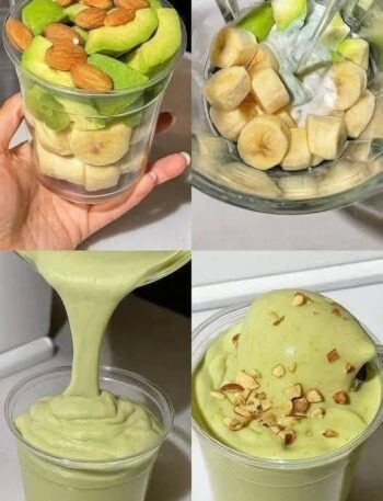 Avocado Banana Smoothie,,,
