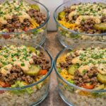 Big Mac Cheeseburger Protein Bowl