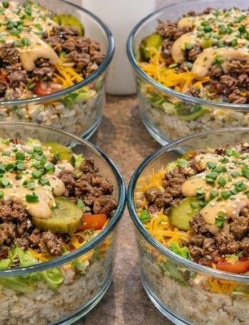 Big Mac Cheeseburger Protein Bowl